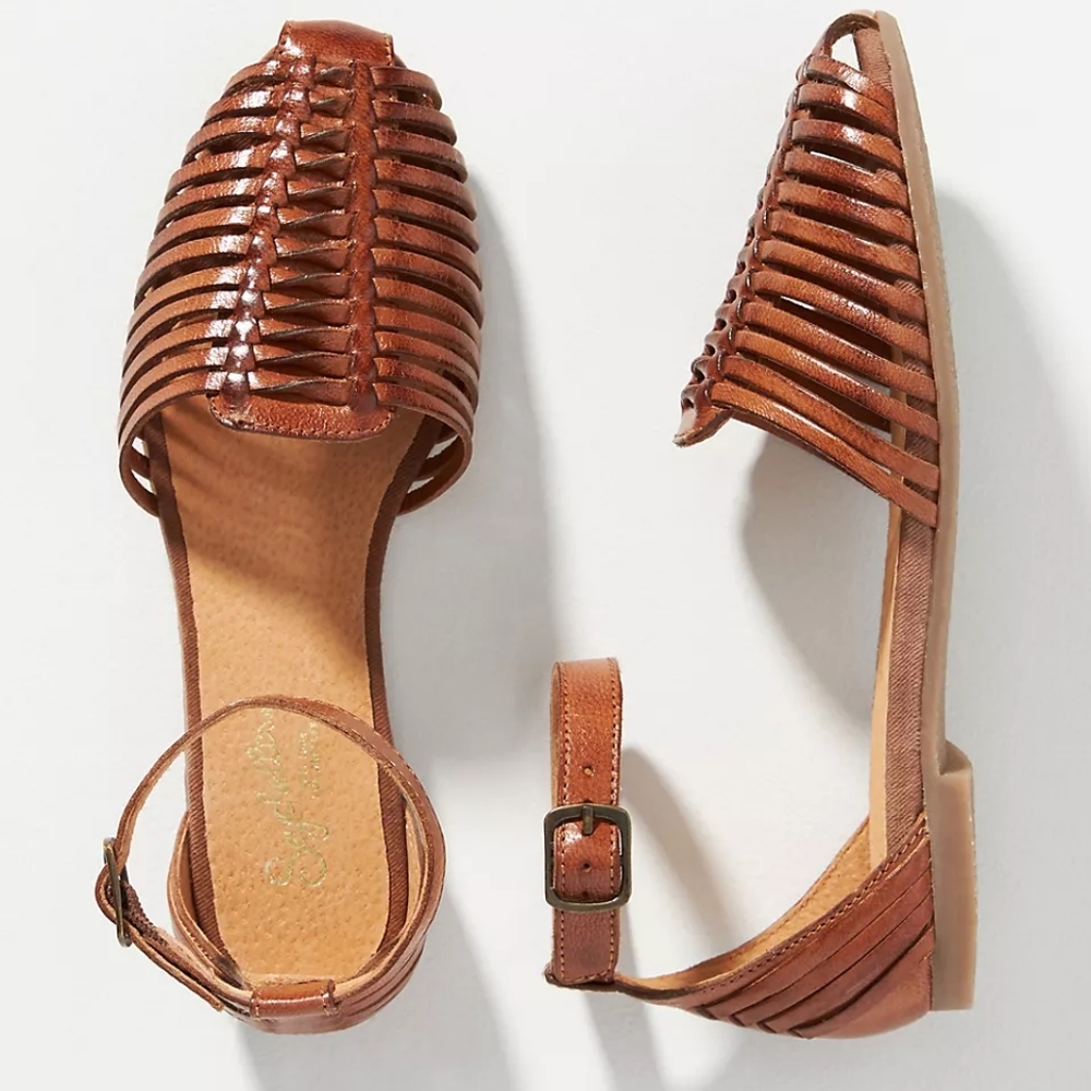 Seychelles Anthropologie Harache Woven Sandals